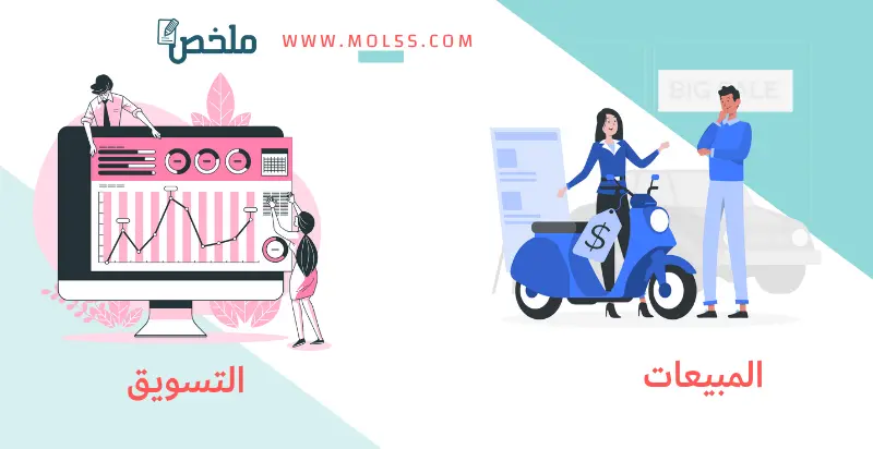 الاختلاف بين التسويق والمبيعات